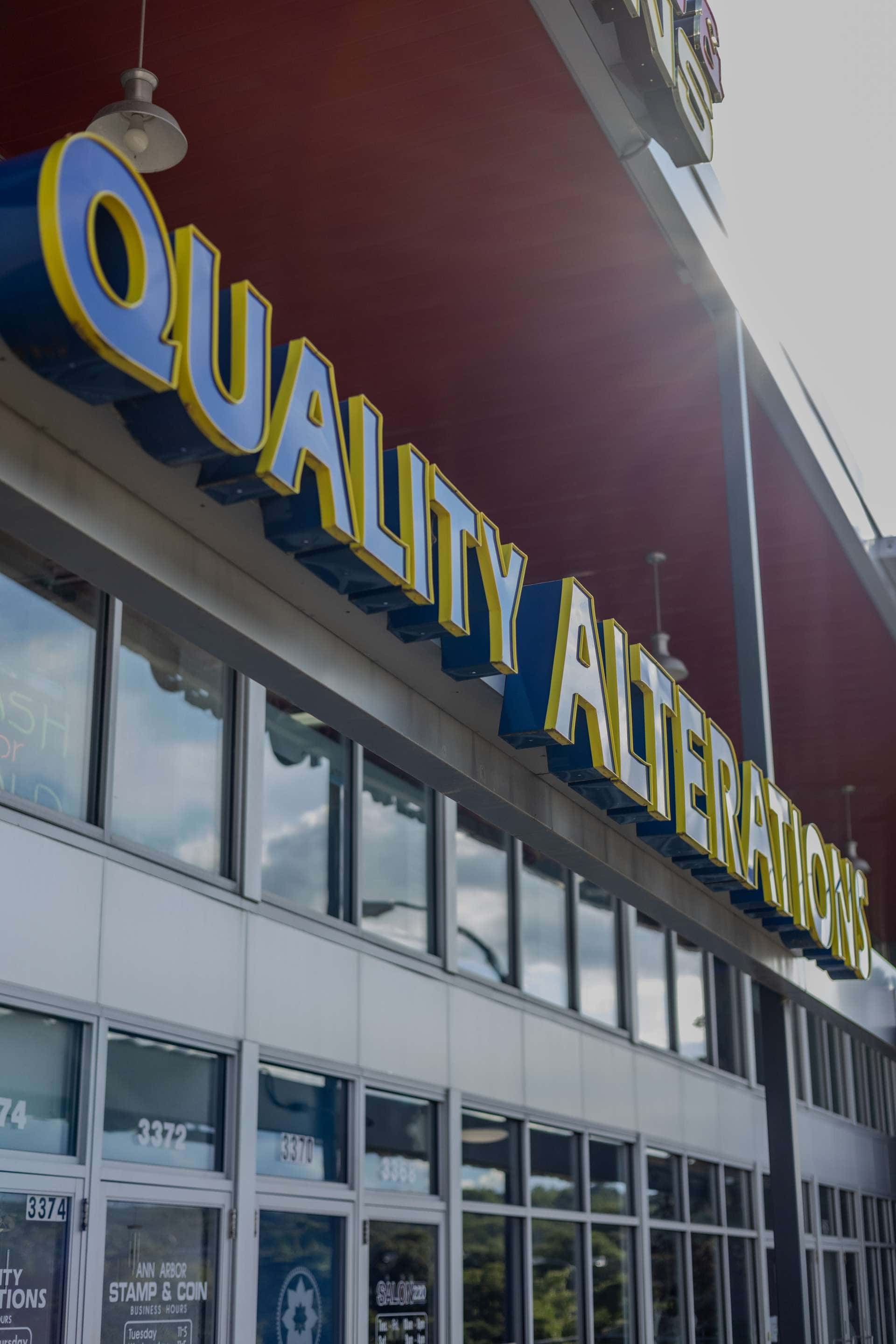 Quality Alterations shop interior